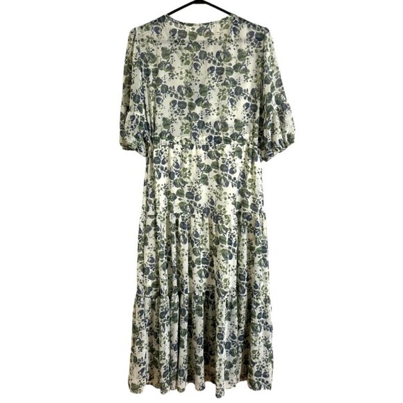 Oak + Fort Floral Midi Dress - Picture 9 of 12